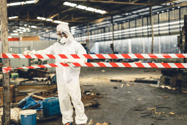 Professional Biohazard technician working in Swanquarter, NC